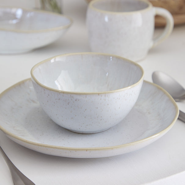 Costa Nova Platos de desayuno / Platos de postre Casafina Eivissa Sand Beige ø 22 cm - 6 piezas