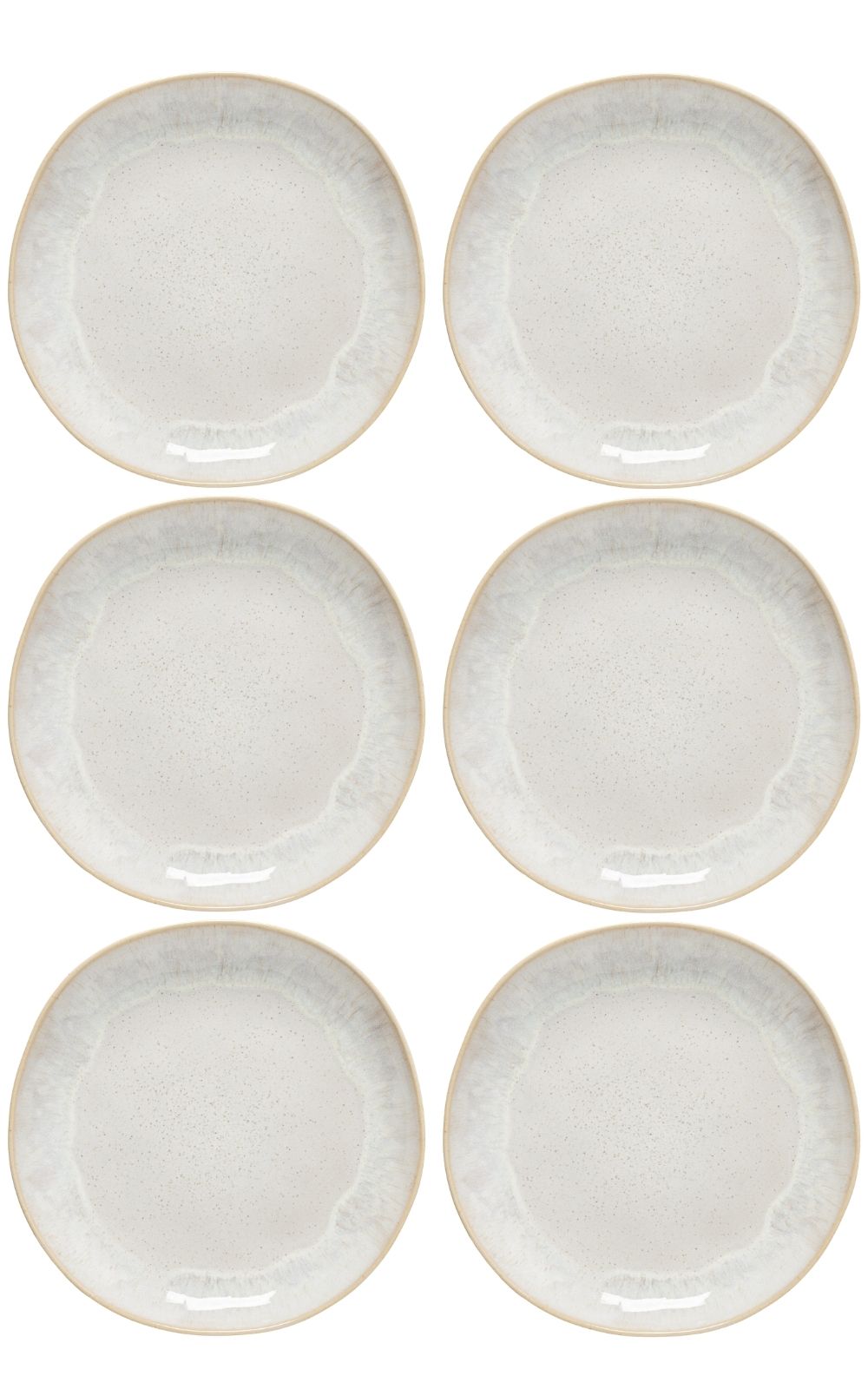 Costa Nova Platos de Cena Casafina Eivissa Arena Beige ø 28 cm - 6 piezas