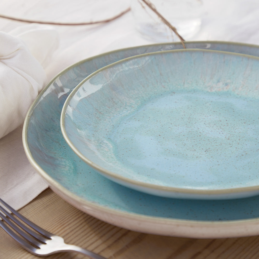 Costa Nova Platos de desayuno / Platos de postre Casafina Eivissa Sea Blue ø 22 cm - 6 piezas