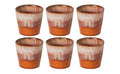Costa Nova Espresso Cups Casafina Poterie Caramel-Latte 80 ml - Set of 6