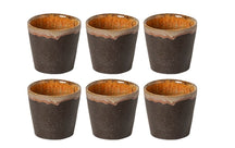 Costa Nova Espresso Cups Casafina Poterie Mocha-Latte 80 ml - Set of 6