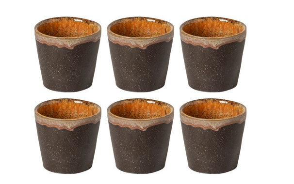 Costa Nova Espresso Tazas Casafina Poterie Mocha-Latte 80 ml - 6 piezas