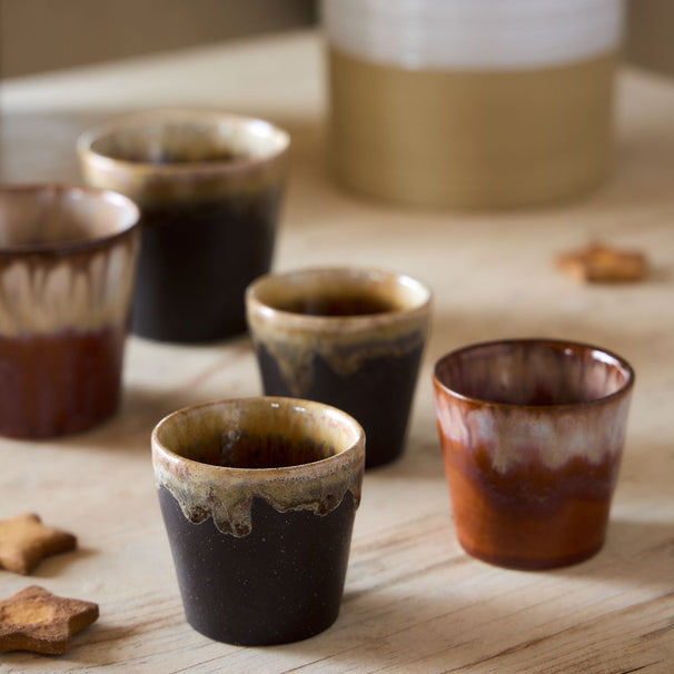 Costa Nova Espresso Tazas Casafina Poterie Mocha-Latte 80 ml - 6 piezas
