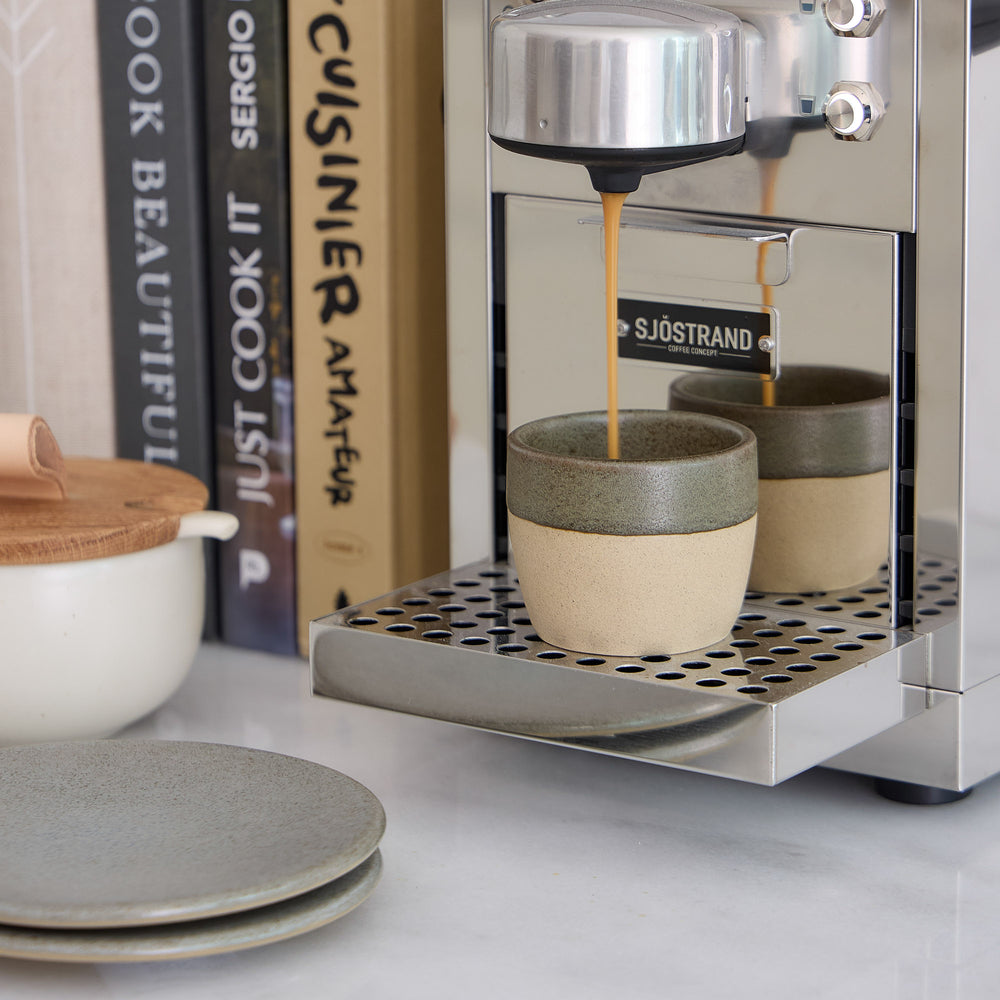 Costa Nova Tazas de Espresso Arenito Multicolor 65 ml - 8 piezas - Caja de regalo