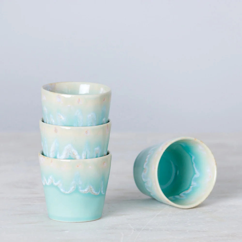 Costa Nova Tazas de Café Grespresso Multicolor 190 ml - 8 piezas - Caja de regalo