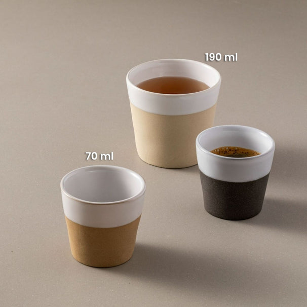 Costa Nova Espresso Tazas Grespresso Nature Multicolor 80 ml - 3 piezas