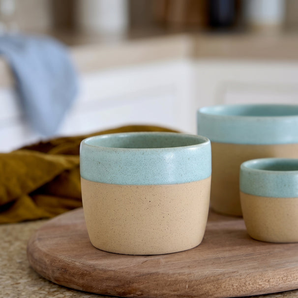 Costa Nova Tazas de Café Arenito Aqua 200 ml - 6 piezas