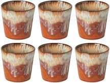 Costa Nova Coffee Cups Casafina Poterie Caramel-Latte 190 ml - 6 pieces