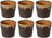 Costa Nova Coffee Cups Casafina Poterie Mocha-Latte 190 ml - Set of 6