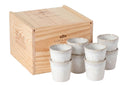 Costa Nova Tazas de Café Grespresso White 190 ml - 8 piezas - Caja de regalo