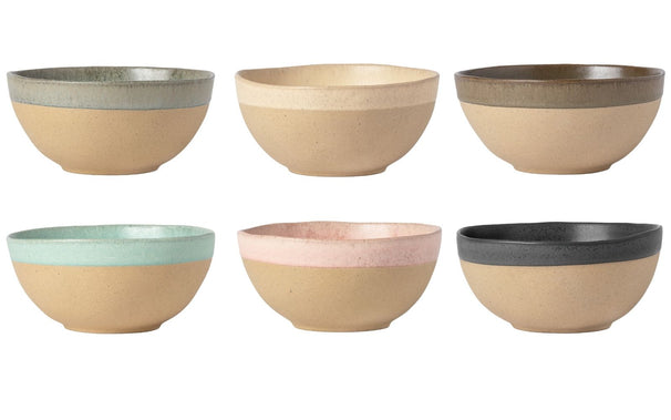 Costa Nova Cuencos / Cuencos Arenito Multicolor ø 16 cm - 6 piezas