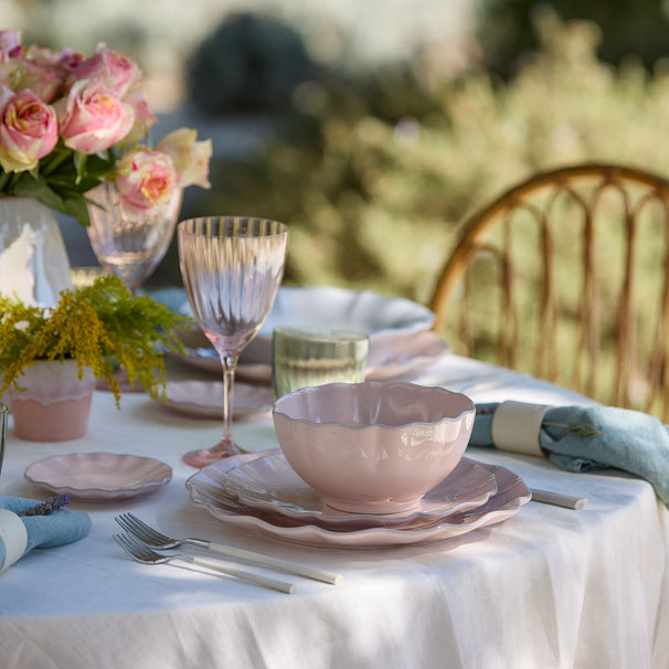 Costa Nova Platos de desayuno / Platos de postre Rosa Rosé Pink ø 22 cm - 6 piezas