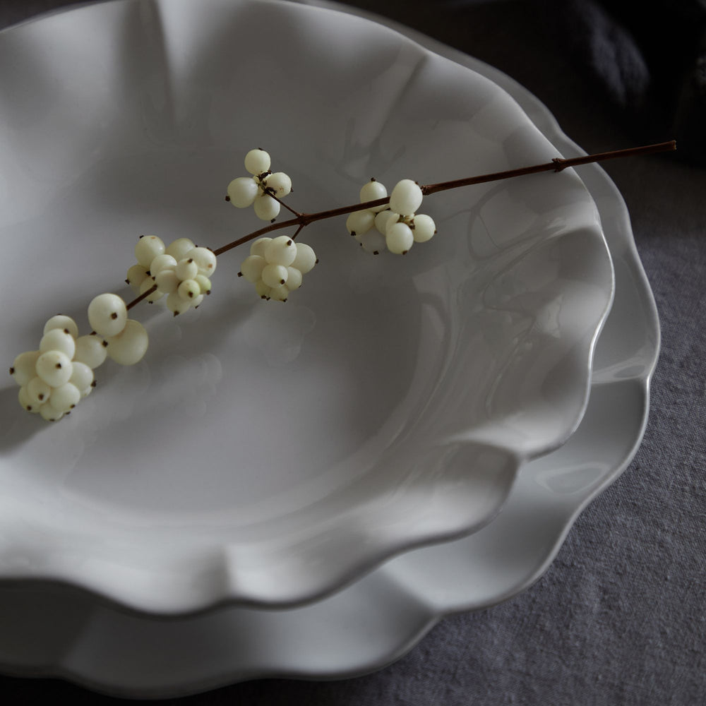 Costa Nova Platos Profundos / Platos de Pasta Rosa White ø 25 cm - 6 piezas