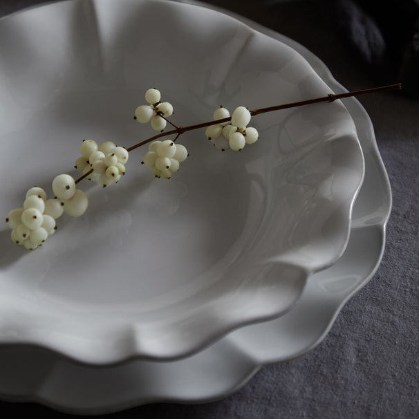 Costa Nova Platos Profundos / Platos de Pasta Rosa White ø 25 cm - 6 piezas