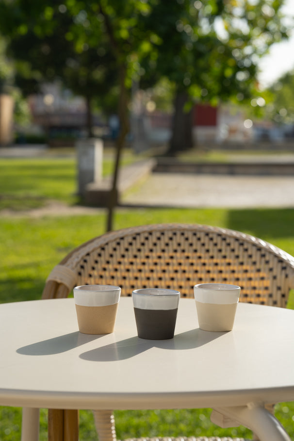 Costa Nova tazas de café Grespresso Nature Blanco 190 ml - 8 piezas - Caja de regalo