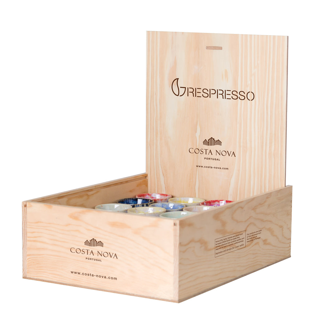 Costa Nova Grespresso Gift box 40 espresso cups 7 cl multicolor