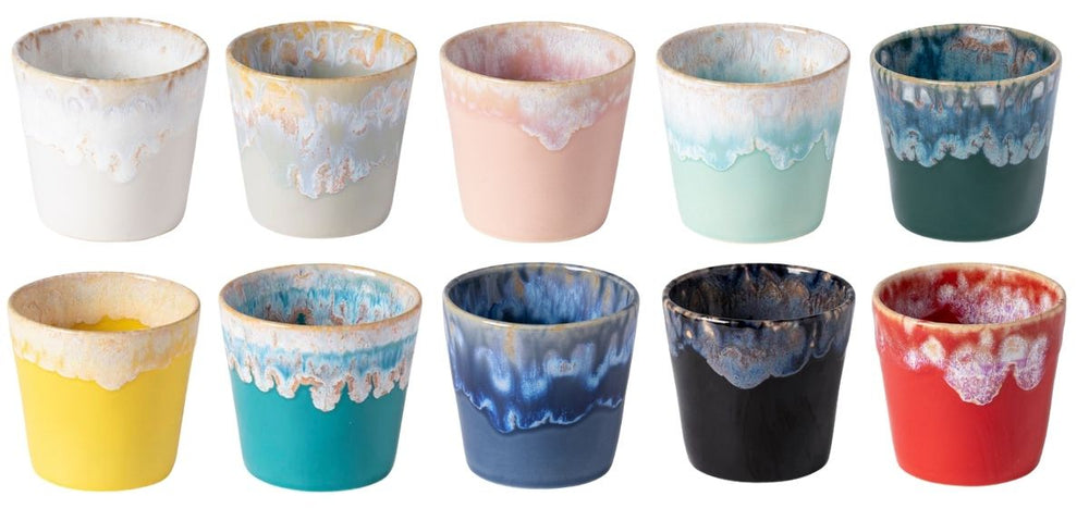 Costa Nova Grespresso Multicolor Coffee Cups 190 ml - 24 Pieces - Gift Box