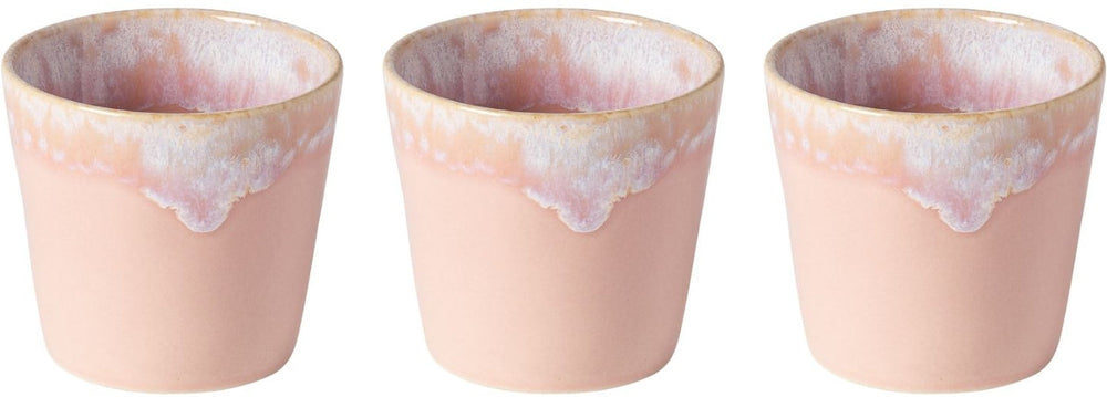 Costa Nova Tazas de café Grespresso Rosa suave 190 ml - 3 piezas