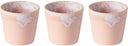 Costa Nova Tazas de café Grespresso Rosa suave 190 ml - 3 piezas
