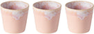 Costa Nova Coffee Cups Grespresso Soft Pink 190 ml - Set of 3