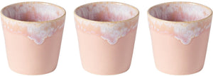 Costa Nova Coffee Cups Grespresso Soft Pink 190 ml - Set of 3