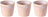 Costa Nova Tazas de café Grespresso Rosa suave 190 ml - 3 piezas