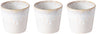 Costa Nova Tazas de café Grespresso White 190 ml - 3 piezas