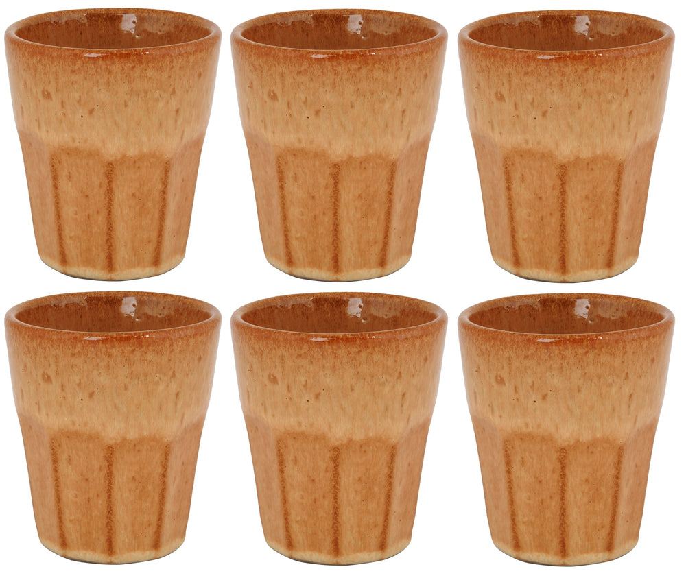 Cosy & Trendy Cappuccino Cups Bistro Mustard Yellow 290 ml - 6 pieces