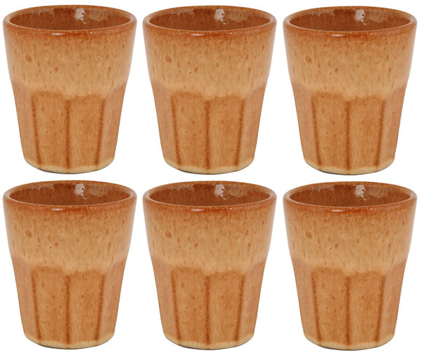 Cosy & Trendy Cappuccino Cups Bistro Mustard Yellow 290 ml - 6 pieces