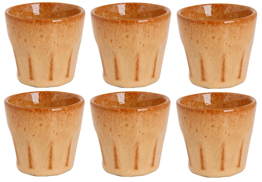 Cosy & Trendy Espresso Cups Bistro Mustard Yellow 90 ml - 6 pieces