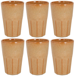 Cosy & Trendy Latte Macchiato Cups Bistro Mustard Yellow 450 ml - 6 pieces