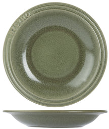 Cosy & Trendy Deep Plates / Pasta Plates Bistro Thyme Green Ø 26 cm - 6 pieces
