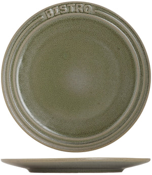 Cosy & Trendy Dinner Plates Bistro Thyme Green ø 28 cm - 6 pieces