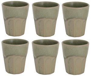 Cosy & Trendy Cappuccino Cups Bistro Thyme Green 290 ml - 6 pieces