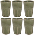 Cosy & Trendy Latte Macchiato Cups Bistro Thyme Green 450 ml - 6 pieces