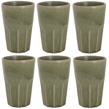 Cosy & Trendy Latte Macchiato Cups Bistro Thyme Green 450 ml - 6 pieces
