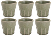 Cosy & Trendy Espresso Cups Bistro Thyme Green 90 ml - 6 pieces