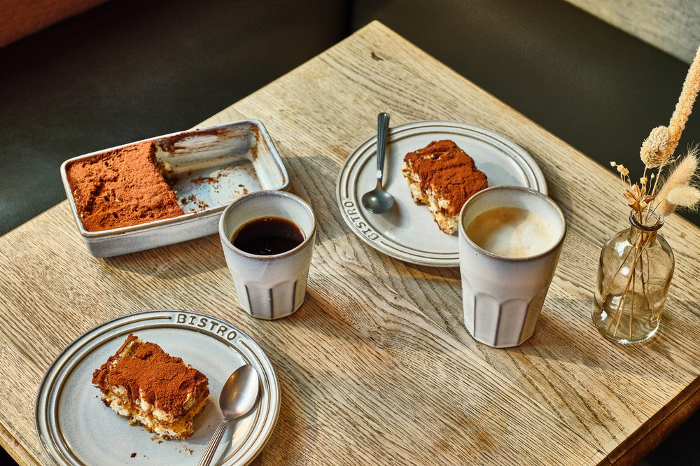 Cosy & Trendy Breakfast Plates / Dessert Plates Bistro Vintage White ø 21 cm - 6 pieces