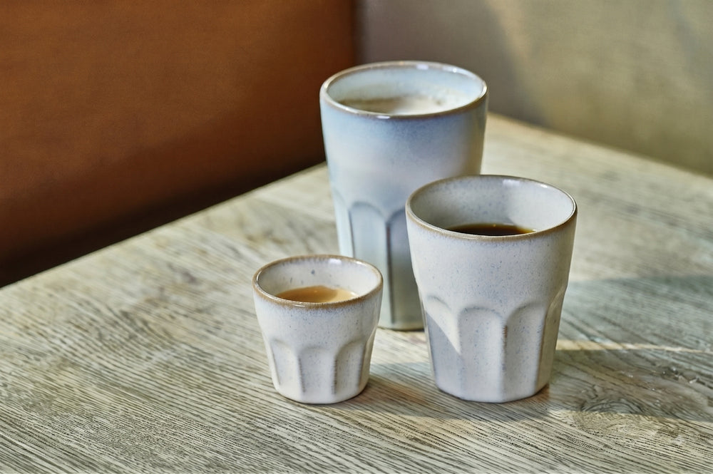Cosy & Trendy Cappuccino Cups Bistro Vintage White 290 ml - 6 pieces
