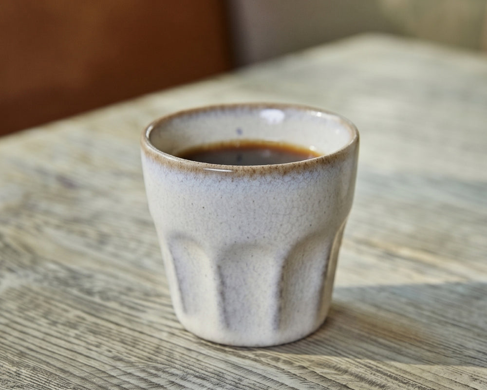 Cosy & Trendy Espresso Cups Bistro Vintage White 90 ml - 6 pieces