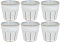 Cosy & Trendy Espresso Cups Bistro Vintage White 90 ml - 6 pieces
