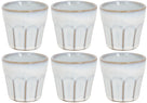 Cosy & Trendy Espresso Cups Bistro Vintage White 90 ml - 6 pieces