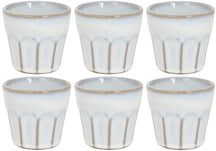 Cosy & Trendy Espresso Cups Bistro Vintage White 90 ml - 6 pieces
