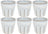Cosy & Trendy Espresso Cups Bistro Vintage White 90 ml - 6 pieces