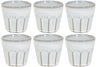 Cosy & Trendy Espresso Cups Bistro Vintage White 90 ml - 6 pieces