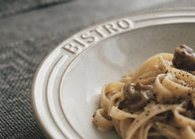 Cosy & Trendy Deep Plates / Pasta Plates Bistro Vintage White ø 26 cm - 6 pieces
