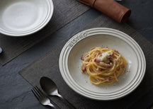 Cosy & Trendy Deep Plates / Pasta Plates Bistro Vintage White ø 26 cm - 6 pieces