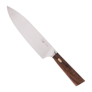 Cosy & Trendy Koksmes Couteaux & Co 20.5 cm met houten heft, vrijstaand op witte achtergrond