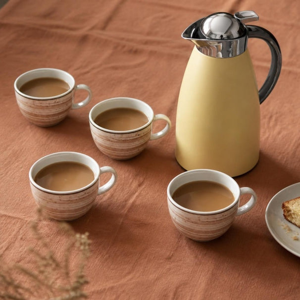 Cosy & Trendy Tazas Sintra Terracota 350 ml - 4 piezas