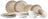 Juego de vajilla Cosy & Trendy Sintra Terracotta 16 piezas / 4 personas - 4 platos de cena, 4 platos de desayuno, 4 platos hondos y 4 cuencos